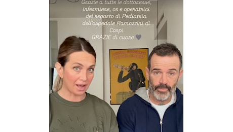 Il figlio di Katia Pedrotti e Ascanio Pacelli all’ospedale di Carpi: “sono stati fantastici”