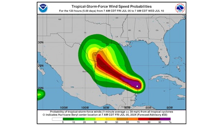 L'uragano Beryl minaccia il Texas: previsto un nuovo potenziamento dopo aver lasciato il Messico