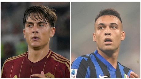 Roma-Inter: dove vederla in tv e streaming, orario e probabili formazioni. Dybala sfida Lautaro