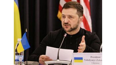 Ucraina, Zelensky: 'Truppe occidentali per costringere Russia a pace'