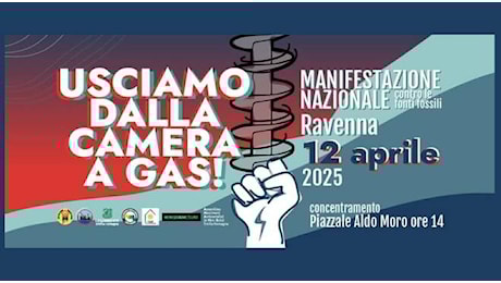C'è attesa per la manifestazione nazionale Usciamo dalla camera a gas: hanno aderito più di 80 sigle da tutta Italia