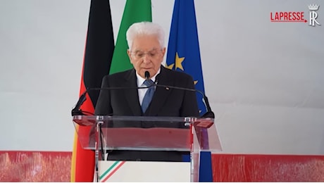 VIDEO Marzabotto, Mattarella: Mai dimenticare, fantasmi orrore non hanno lasciato la storia