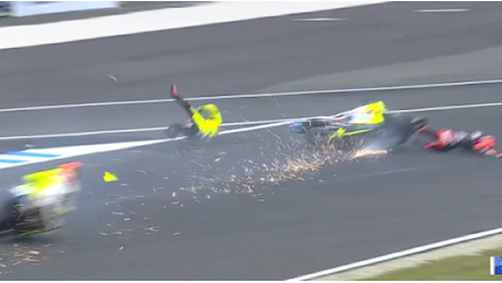 Il video dell'incidente tra Bezzecchi e Vinales nella Sprint race di Moto Gp in Australia