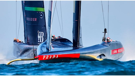 Vittoria di Luna Rossa contro American Magic alla Louis Vuitton Cup