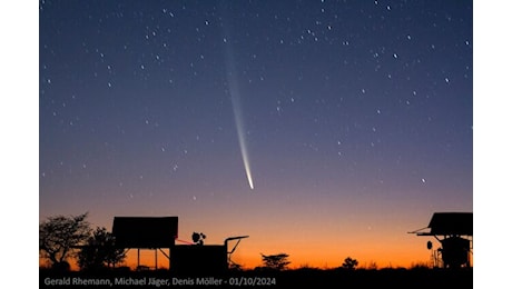 Meteo: Cometa Atlas, adesso si vede ad occhio nudo. Le informazioni per osservarla al meglio