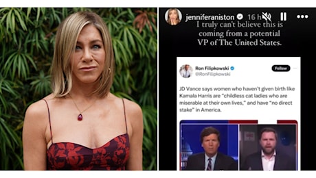 Spero che sua figlia non abbia bisogno della fecondazione in vitro: Jennifer Aniston a muso duro contro il senatore JD Vance