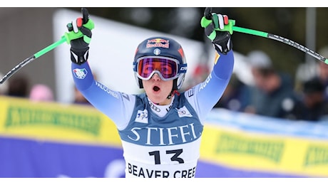 Sofia Goggia vince il SuperG a Beaver Creek in Colorado