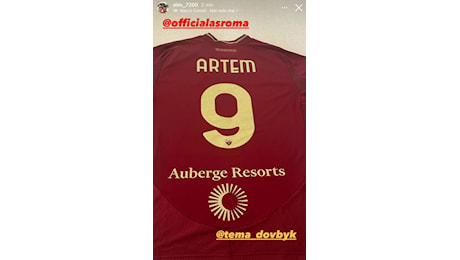 Instagram, l'agente di Dovbyk 'ufficializza' il trasferimento alla Roma: l'attaccante 'ruba' la maglia numero 9 ad Abraham (FOTO)