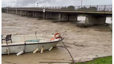 Livello del fiume Cecina troppo alto: chiusa l’Aurelia. traffico deviato