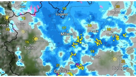 Meteo Milano, allerta temporali e fulmini e rovesci: ecco quando pioverà (e per quanto): le previsioni