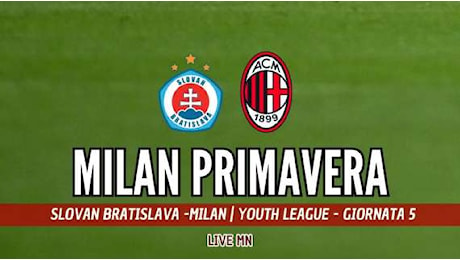 Youth League, Slovan Bratislava-Milan (2-3): prima vittoria, ma che rischio