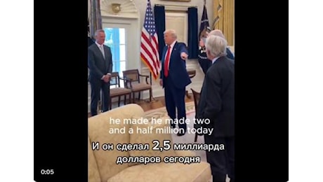 Video Trump nello Studio Ovale: chi sono le figure di spicco che avrebbero guadagnato miliardi grazie ai dazi