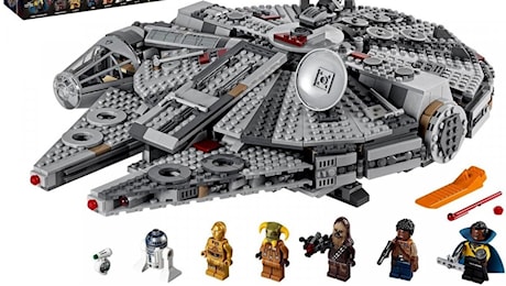 Star Wars: il set LEGO del Millennium Falcon, da L'ascesa di Skywalker, in sconto su Amazon con Black Friday