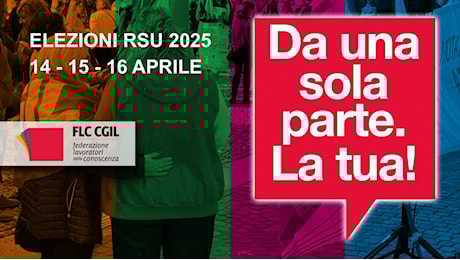 Flc Cgil, elezioni Rsu 2025: «Una scuola giusta si costruisce insieme»
