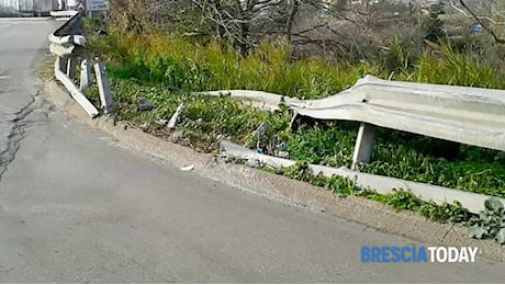 Auto sfonda il guardrail e precipita nella via sottostante: uomo muore sul colpo