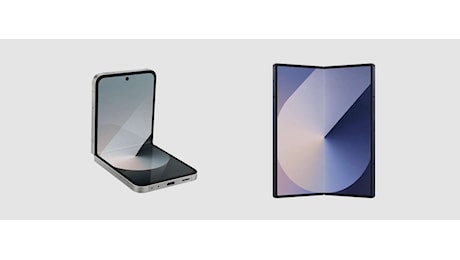 I nuovi Samsung Galaxy Z Fold 6 e Z Flip 6 si mostrano in un leak