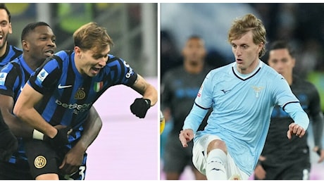 Lazio-Inter, il big match gratis su Dazn. Barella: «Sto bene qui, voglio restare». E Rovella sogna lo scudetto