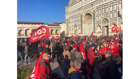 Sciopero generale. La Toscana in corteo contro la manovra