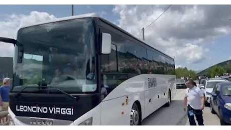 Calcio, arrivati i bus del Napoli per il ritiro in Alto Sangro