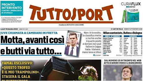 Tuttosport- Motta, avanti così e butti via tutto, Yildiz alla Juve per altri cinque anni