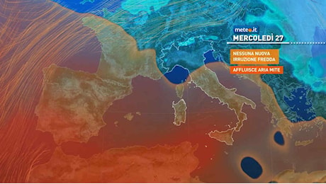 Meteo, in settimana deboli perturbazioni e temporaneo rialzo termico