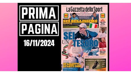 Prima pagina Gazzetta dello Sport: domani Italia-Francia. Spalletti avanti così