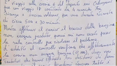 Il presagio del camionista: «Lì continue anomalie»