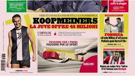 Gazzetta - Juventus, pronti 45 milioni di euro per arrivare a Koopmeiners