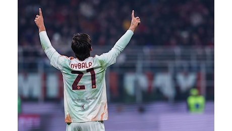 Milan-Roma 1-1, Dybala risponde a Reijnders