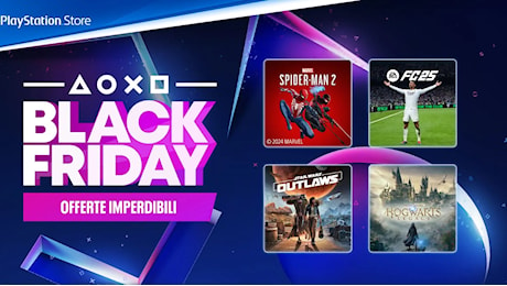 Playstation svela le offerte del Black Friday 2024