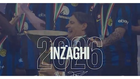 VIDEO / Inter, ufficiale il rinnovo fino al 2026 di Inzaghi: “Nouvelle cuisine”