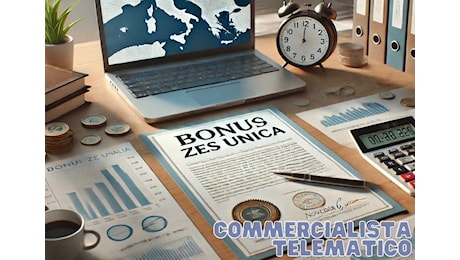 Bonus ZES Unica: comunicazione integrativa entro il 2 dicembre 2024