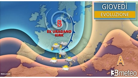 Meteo, l'uragano Kirk si abbatte sull'Italia: nubifragi e tempeste di vento. Pericolo per fenomeni estremi, poi torna il caldo africano