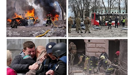 Ucraina, i missili russi su Sumy: strage nella domenica delle Palme. Morti e feriti. FOTO