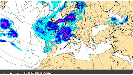 Allerta meteo domani in sette regioni, rischio forti temporali, grandinate e fulmini. Le previsioni