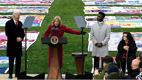 La first lady Jill Biden a Gesso, nella terra dei bisnonni