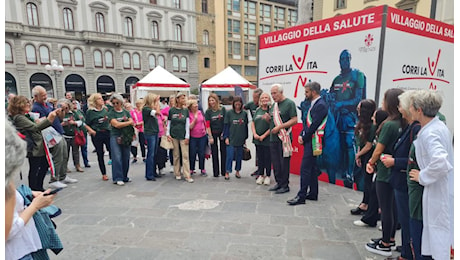 Firenze, apre il Villaggio della salute di Corri la Vita: screening gratuiti