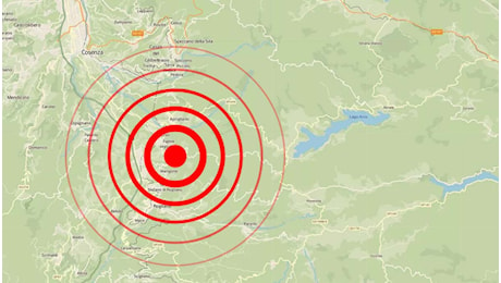 Scosse di terremoto a Cosenza in Calabria di magnitudo 3.0, epicentri a Cellara e Mangone: trema la regione