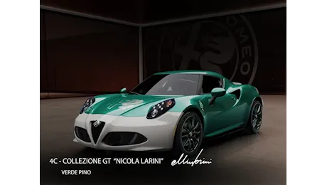 Rinasce l’Alfa Romeo 4C: tributo a Nicola Larini con edizioni speciali