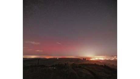 La sera del 1 gennaio un raro spettacolo celeste di aurora - SAR visibile della provincia di Ragusa