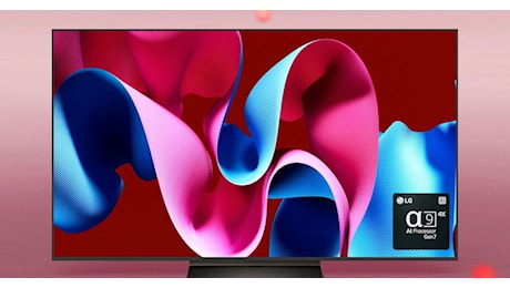 LG serie C4, il TV OLED dal migliore rapporto qualità/prezzo è al minimo storico su Amazon