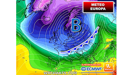 Meteo: l'Inverno sfonda sull'Europa, neve fino in pianura e vento forte. Effetti poi anche in Italia