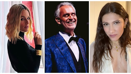 Andrea Bocelli 30, le pagelle look: Michelle Hunziker che incanto (9), Elisa un angelo (7), Giorgia in Dior (8)