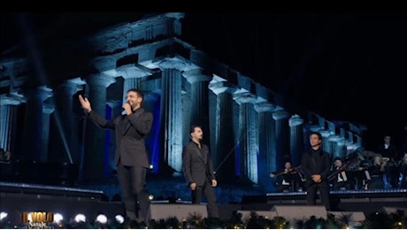 Il Volo incanta la Valle dei Templi: record di ascolti su Canale 5