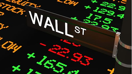 Pioggia di vendite a Wall Street