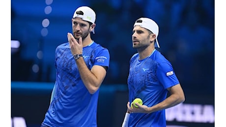 Bolelli-Vavassori alle Atp Finals, sconfitta contro Krawietz-Puetz nel doppio