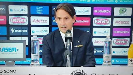 Inzaghi in conferenza: Peccato per il finale e i gol presi, ma prestazione ottima. Da Correa grande segnale