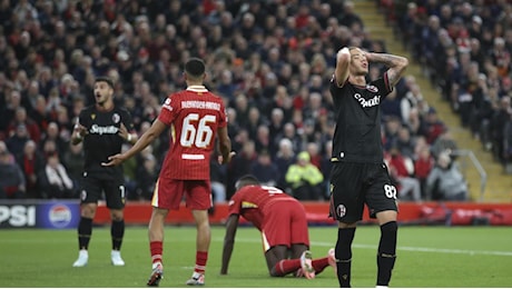 Liverpool-Bologna, risultato 2-0, gol di Mac Allister e Salah