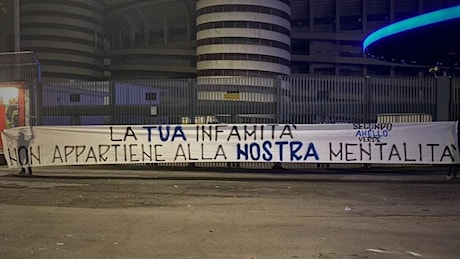 Inchiesta ultras, Beretta collabora con i giudici e la curva interista lo scarica con uno striscione: «Infame»