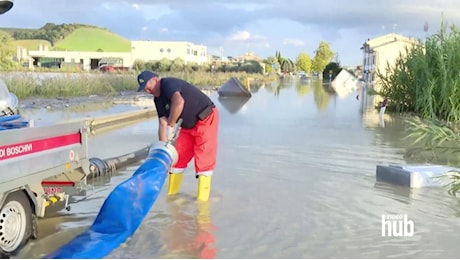 Maltempo, esonda il fiume Elsa: Castelfiorentino allagata